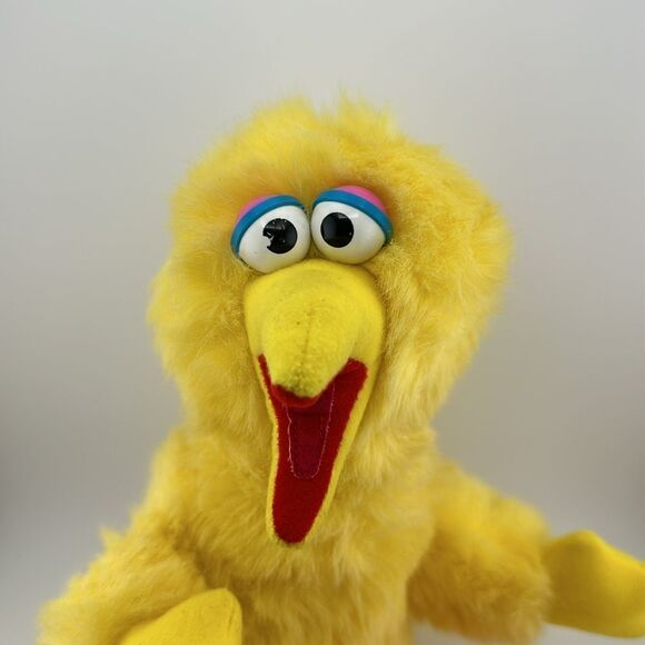 Vintage Playskool Big Bird 1980s 13 inch plush doll Sesame Street - Picture 2 of 2